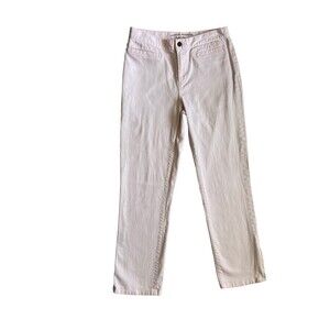 Ralph Lauren Jeans Co Womens Ankle Jeans Size 6 Pink Ankle Zipper Preppy Summer